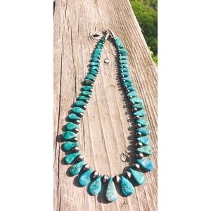 Navajo pearl and turquoise necklace!